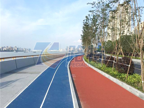 路特新材料:彩色瀝青路面色差如何處理